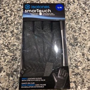 Men’s leather gloves (touchscreen compatible) NWT